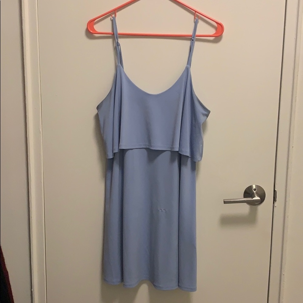 Express Ruffle Overlay Dress - Picture 2 of 3